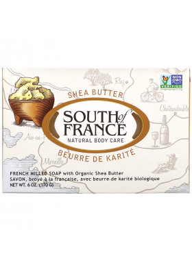 South of France, French Milled Soap with Organic Shea Butter, 6 oz (170 g)
