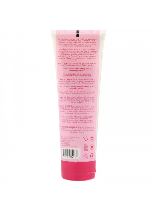 South of France, Moisturizing Sugar Polish, Cherry Blossom, 8 oz (226 g)