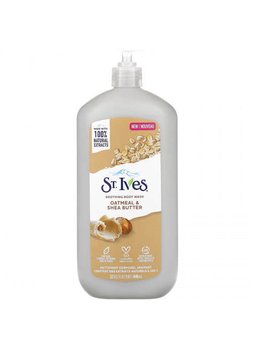 St. Ives, Soothing Body Wash, Oatmeal & Shea Butter, 32 fl oz (946 ml)