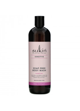 Sukin, Soap Free Body Wash, Sensitive, 16.91 fl oz (500 ml)