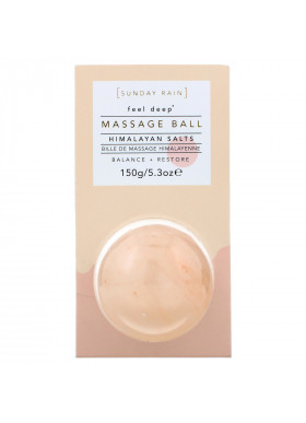 Sunday Rain, Feel Deep, Massage Ball, Himalayan Salts, 5.3 oz (150 g)