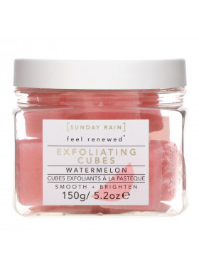 Sunday Rain, Feel Renewed, Exfoliating Cubes, Watermelon, 5.2 oz (150 g)