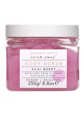 Sunday Rain, Scrub Away, Body Scrub, Acai Berry, 8.8 oz (250 g)