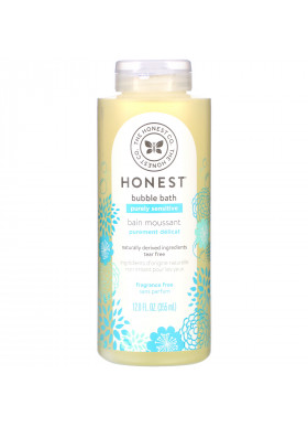 The Honest Company, Purely Sensitive Bubble Bath, Fragrance Free, 12.0 fl oz (355 ml)