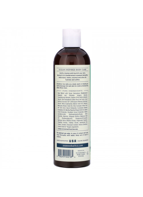 The Seaweed Bath Co., Hydrating Cleansing Body Wash, Eucalyptus & Peppermint, 12 fl oz (354 ml)