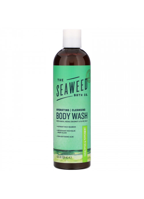 The Seaweed Bath Co., Hydrating Cleansing Body Wash, Eucalyptus & Peppermint, 12 fl oz (354 ml)
