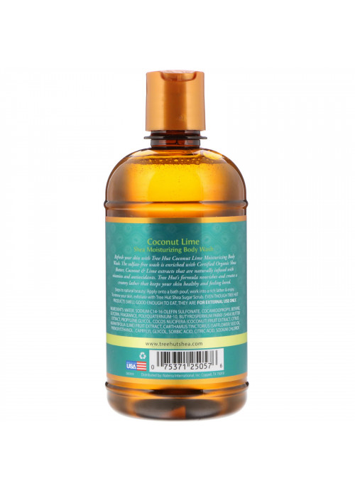 Tree Hut, Shea Moisturizing Body Wash, Coconut Lime, 17 fl oz (502 g)
