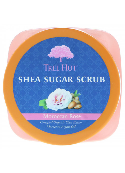 Tree Hut, Shea Sugar Scrub, Moroccan Rose, 18 oz (510 g)