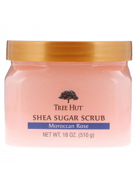 Tree Hut, Shea Sugar Scrub, Moroccan Rose, 18 oz (510 g)