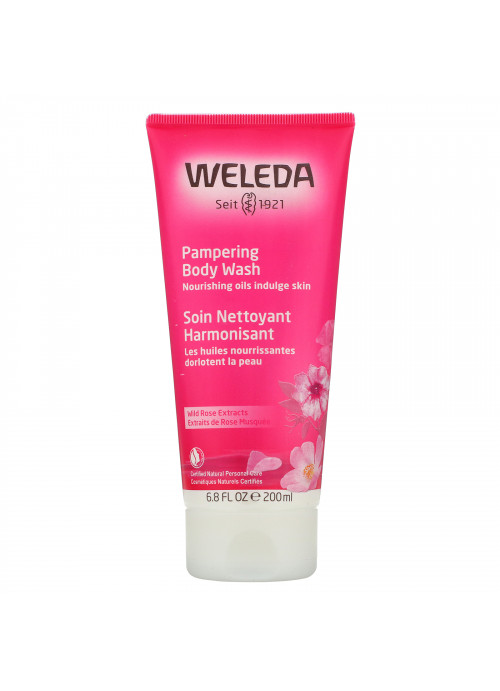 Weleda, Pampering Body Wash, Wild Rose Extracts, 6.8 fl oz (200 ml)