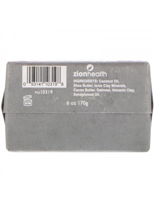 Zion Health, Ancient Clay Soap, Sandalwood, 6 oz (170 g)