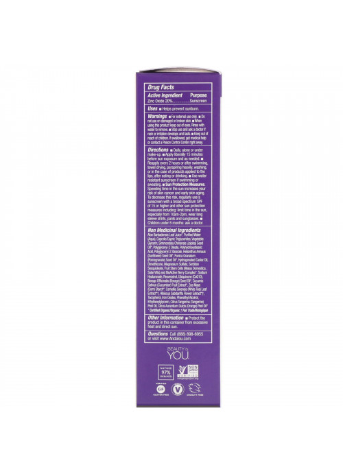Andalou Naturals, BB Perfecting Beauty Balm, Age Defying, SPF 30, Natural Tint, 2 fl oz (58 ml)