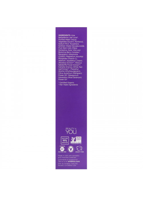 Andalou Naturals, Toning Refresher, Blossom + Leaf, Age Defying, 6 fl oz (178 ml)