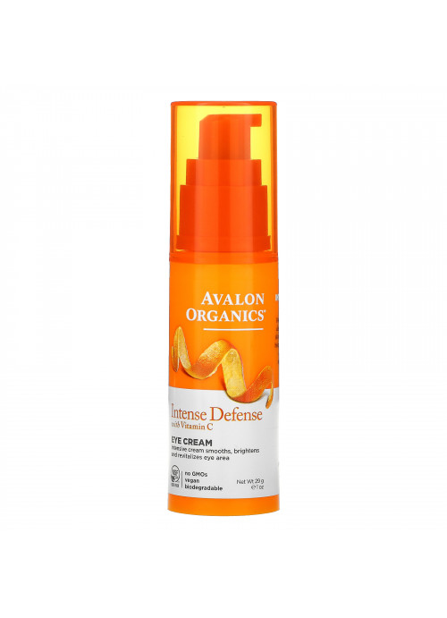 Avalon Organics, Vitamin C Renewal, Revitalizing Eye Cream, 1 oz (28 g)