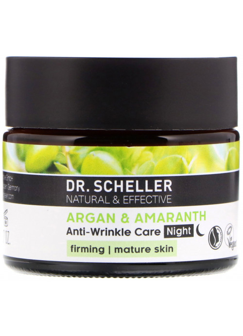 Dr. Scheller, Anti-Wrinkle Care, Night, Argan & Amaranth, 1.7 oz (49 g)