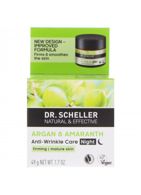 Dr. Scheller, Anti-Wrinkle Care, Night, Argan & Amaranth, 1.7 oz (49 g)