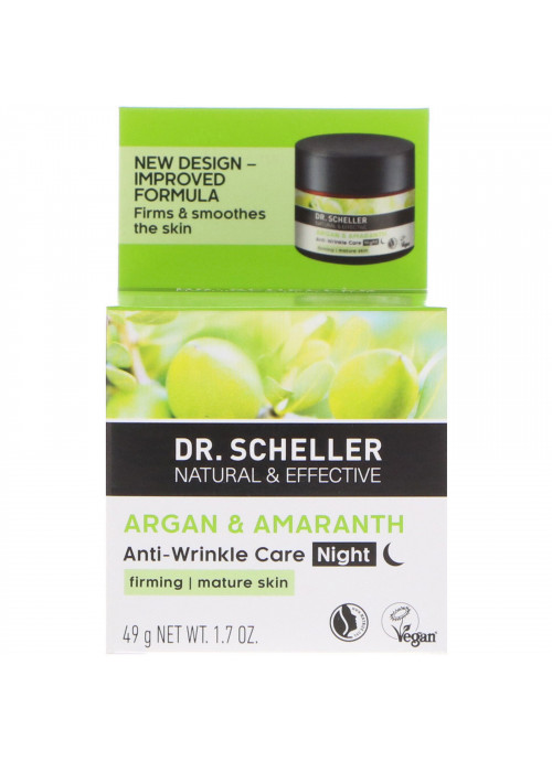 Dr. Scheller, Anti-Wrinkle Care, Night, Argan & Amaranth, 1.7 oz (49 g)