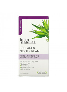 InstaNatural, Collagen Night Cream, 1.7 fl oz (50 ml)