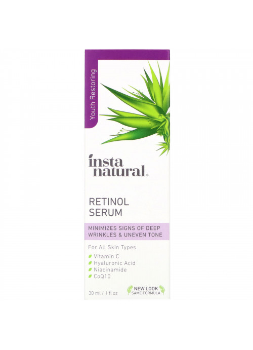 InstaNatural, Retinol Serum, Youth Restoring, 1 fl oz (30 ml)