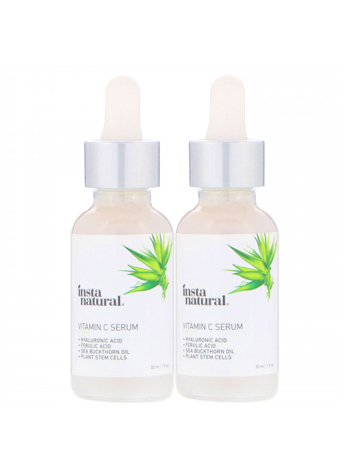 InstaNatural, Vitamin C Serum 2-Pack Skin Kit, 2 Pack, 1 fl. oz (30 ml) Each