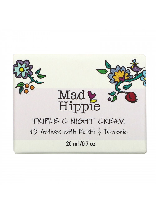 Mad Hippie Skin Care Products, Triple C Night Cream, 0.7 oz (20 ml)