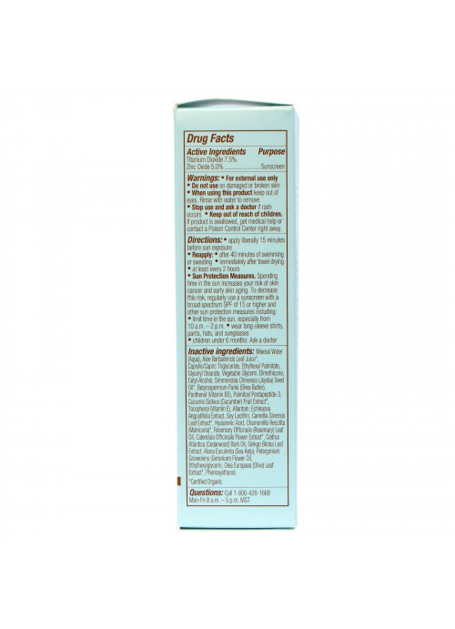 Mineral Fusion, Mineral SPF 40 Moisturizer, Moisturize, 3.4 oz (96 g)