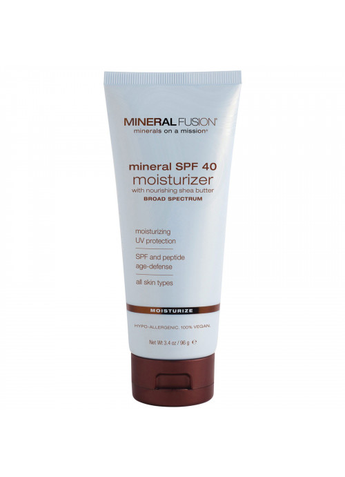 Mineral Fusion, Mineral SPF 40 Moisturizer, Moisturize, 3.4 oz (96 g)