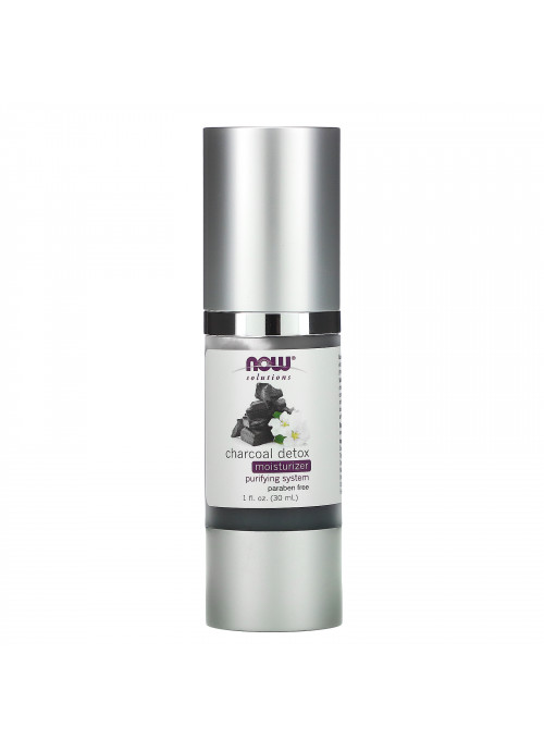 Now Foods, Solutions, Charcoal Detox Moisturizer, 1 fl oz (30 ml)
