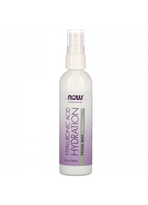 Now Foods, Solutions, Hyaluronic Acid Hydration Facial Mist, 4 fl oz (118 ml)
