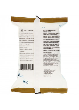 Nu-Pore, Collagen Essence Towelettes, 25 Towelettes