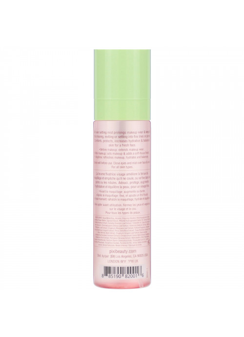 Pixi Beauty, Makeup Fixing Mist, with Rose Water and Green Tea, 2.7 fl oz (80 ml)