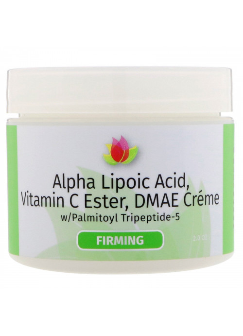 Reviva Labs, Alpha Lipoic Acid, Vitamin C Ester & DMAE Cream, 2 oz (55 g)