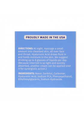 Reviva Labs, InterCell, Hyaluronic Acid Night Gel, Hydrating, 1.5 oz (42 g)
