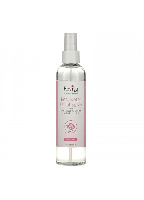 Reviva Labs, Rosewater Facial Spray, 8 oz (236 ml)