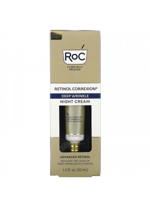 RoC, Retinol Correxion, Deep Wrinkle Night Cream, 1 fl oz (30 ml)