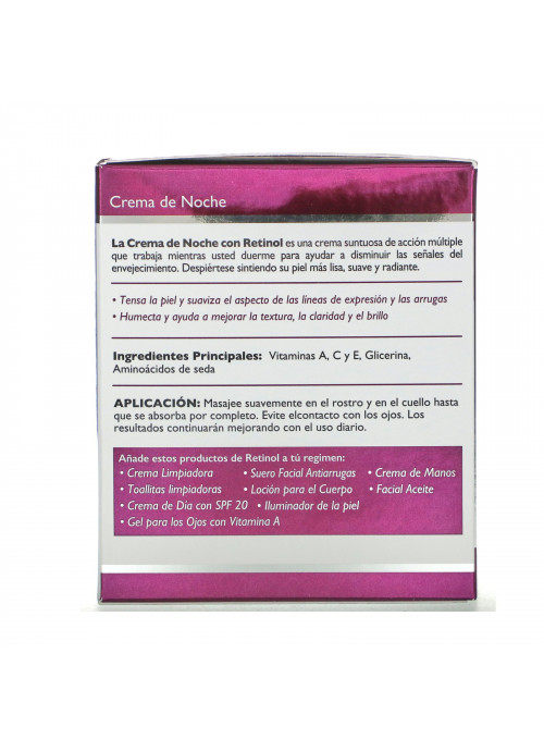 Skincare LdeL Cosmetics Retinol, Night Cream, 1.7 oz (50 g)