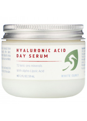 White Egret Personal Care, Hyaluronic Acid, Day Serum, 2 fl oz (59 ml)