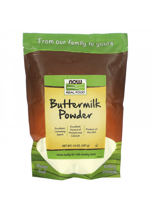 Now Foods, Real Food, Buttermilk Powder, 14 oz (397 g)