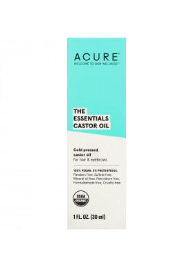 Acure, The Essentials Castor Oil, 1 fl oz (30 ml)