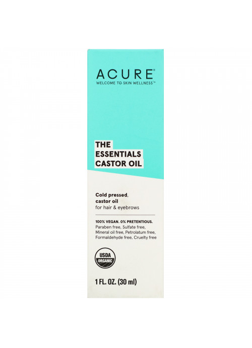 Acure, The Essentials Castor Oil, 1 fl oz (30 ml)