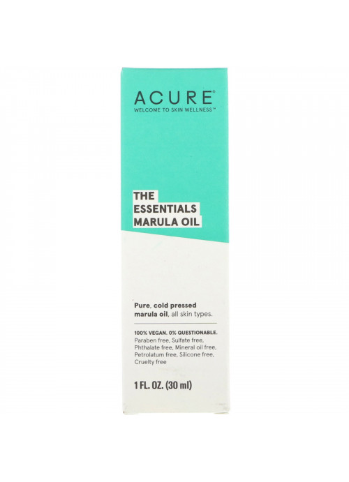 Acure, The Essentials Marula Oil, 1 fl oz (30 ml)
