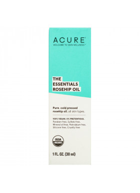 Acure, The Essentials, Rosehip Oil, 1 fl oz (30 ml)