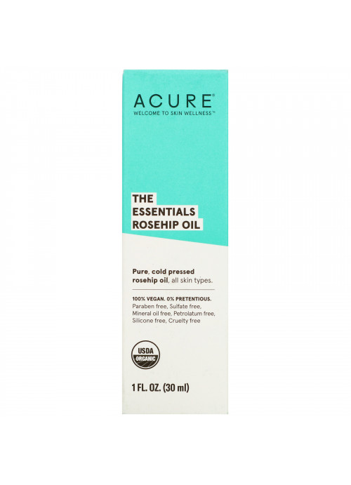 Acure, The Essentials, Rosehip Oil, 1 fl oz (30 ml)