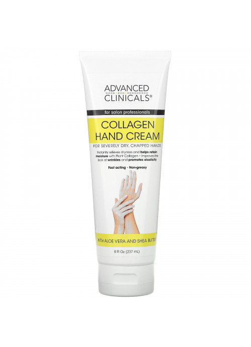 Advanced Clinicals, Collagen Hand Cream,  8 fl oz (237 ml)