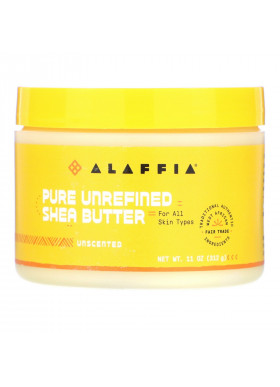 Alaffia, Pure Unrefined Shea Butter, Unscented, 11 oz (312 g)