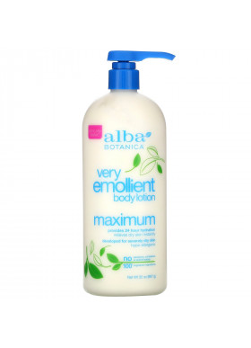 Alba Botanica, Very Emollient, Body Lotion, Maximum Dry Skin Formula, 32 oz (907 g)