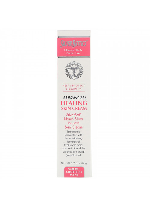 American Biotech Labs, Advanced Healing  Skin Cream, Natural Grapefruit Scent, 1.2 oz (34 g)