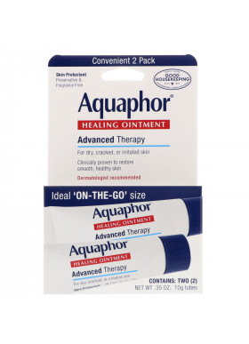 Aquaphor, Healing Ointment, Skin Protectant, 2 Tubes, 0.35 oz (10 g) Each