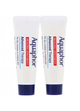 Aquaphor, Healing Ointment, Skin Protectant, 2 Tubes, 0.35 oz (10 g) Each