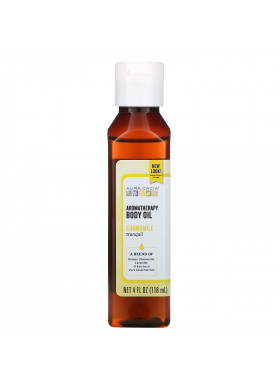 Aura Cacia, Aromatherapy Body Oil, Chamomile, 4 fl oz (118 ml)